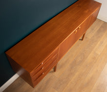 Load image into Gallery viewer, Retro 1960s Restored Long Teak Mcintosh Torpedo Sideboard