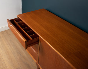 Retro 1960s Restored Long Teak Mcintosh Torpedo Sideboard