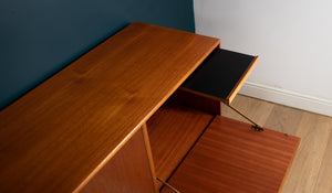 Retro 1960s Restored Long Teak Mcintosh Torpedo Sideboard