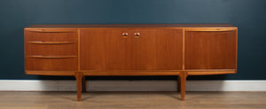 Retro 1960s Restored Long Teak Mcintosh Torpedo Sideboard