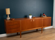 Load image into Gallery viewer, Retro 1960s Restored Long Teak Mcintosh Torpedo Sideboard