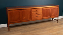 Load image into Gallery viewer, Retro Teak 1960s Nathan Squares Long Mid Century Sideboard