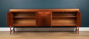 Retro Teak 1960s Nathan Squares Long Mid Century Sideboard