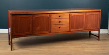 Load image into Gallery viewer, Retro Teak 1960s Nathan Squares Long Mid Century Sideboard