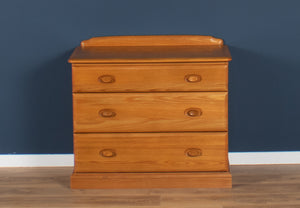 Vintage Solid Ash Jentique Chest Of Drawers