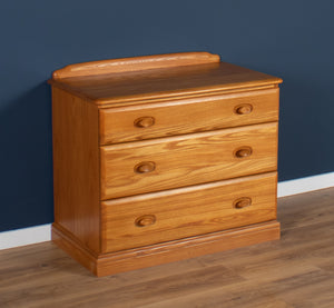 Vintage Solid Ash Jentique Chest Of Drawers