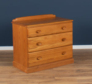 Vintage Jentique Solid Ash Chest Of Drawers (Pair Available)