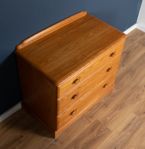 Vintage Jentique Solid Ash Chest Of Drawers (Pair Available)