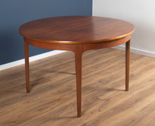 Load image into Gallery viewer, Retro 1960s Teak Round Dining Table &amp; Four Space Saving Chairs By Nathan