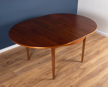 Load image into Gallery viewer, Retro 1960s Teak Round Dining Table &amp; Four Space Saving Chairs By Nathan