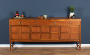 Retro Teak 1960s Nathan Squares Mid Century Sideboard