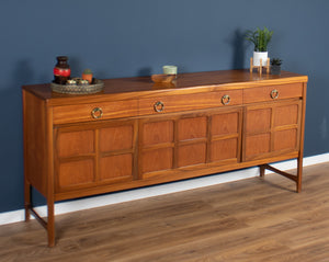 Retro Teak 1960s Nathan Squares Mid Century Sideboard