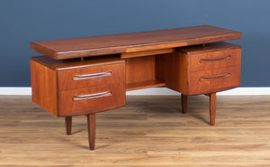 Retro Teak 1960s G Plan Fresco Desk By Viktor Wilkins