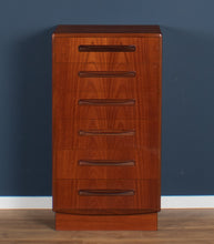 Load image into Gallery viewer, Retro Teak 1960s Tall G Plan Fresco Chest Of Drawers By Victor Wilkins