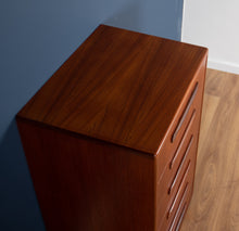 Load image into Gallery viewer, Retro Teak 1960s Tall G Plan Fresco Chest Of Drawers By Victor Wilkins