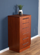 Load image into Gallery viewer, Retro Teak 1960s Tall G Plan Fresco Chest Of Drawers By Victor Wilkins