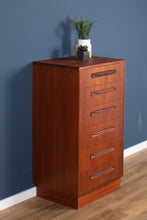 Load image into Gallery viewer, Retro Teak 1960s Tall G Plan Fresco Chest Of Drawers By Victor Wilkins