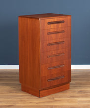 Load image into Gallery viewer, Retro Teak 1960s Tall G Plan Fresco Chest Of Drawers By Victor Wilkins