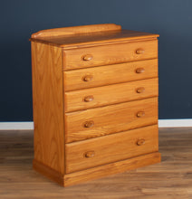 Load image into Gallery viewer, Vintage Solid Ash Jentique Tall Chest Of Drawers