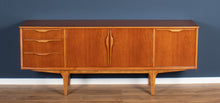 Load image into Gallery viewer, Retro 1960s Teak Jentique Mid Century Sideboard With Folded Handles