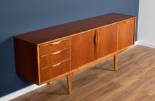 Load image into Gallery viewer, Retro 1960s Teak Jentique Mid Century Sideboard With Folded Handles