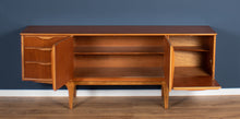 Load image into Gallery viewer, Retro 1960s Teak Jentique Mid Century Sideboard With Folded Handles