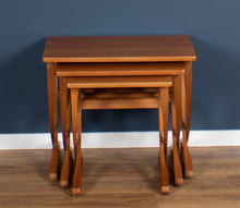 Load image into Gallery viewer, Retro Teak 1960s Nathan Nest Of Three Side Coffee Tables