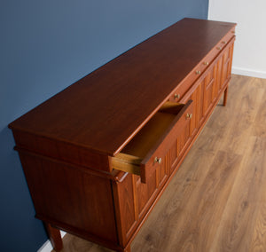 Retro Teak 1960s Mid Century Long Sideboard By Brutality