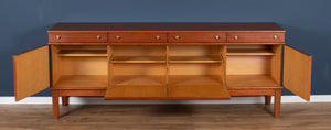 Retro Teak 1960s Mid Century Long Sideboard By Brutality