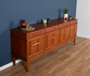 Retro Teak 1960s Mid Century Long Sideboard By Brutality