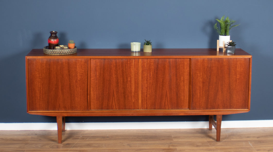 Teak 1960s Retro Mid Century Long Danish Sideboard