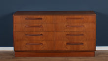 Load image into Gallery viewer, Retro Teak 1960s G Plan Fresco 8 Drawer Chest Of Drawers Sideboard