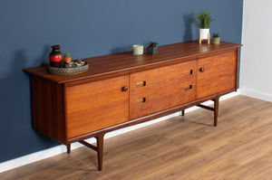 Retro 1960s Fonseca Mid Century Teak Sideboard By John Herbert, A. Younger Ltd