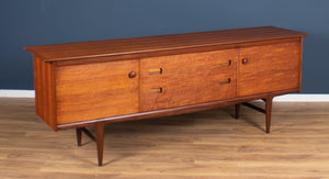 Retro 1960s Fonseca Mid Century Teak Sideboard By John Herbert, A. Younger Ltd