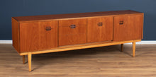 Load image into Gallery viewer, Retro Teak 1960s Nathan Corinthian Mid Century Sideboard