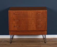 Load image into Gallery viewer, Retro 1960s Teak G Plan Fresco Chest Of Drawers Hairpin Legs By Victor Wilkins