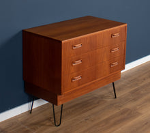 Load image into Gallery viewer, Retro 1960s Teak G Plan Fresco Chest Of Drawers Hairpin Legs By Victor Wilkins