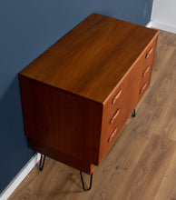 Load image into Gallery viewer, Retro 1960s Teak G Plan Fresco Chest Of Drawers Hairpin Legs By Victor Wilkins