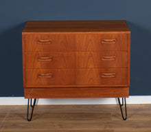 Load image into Gallery viewer, Retro 1960s Teak G Plan Fresco Chest Of Drawers Hairpin Legs By Victor Wilkins