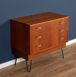 Retro 1960s Teak G Plan Fresco Chest Of Drawers Hairpin Legs By Victor Wilkins