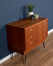 Load image into Gallery viewer, Retro 1960s Teak G Plan Fresco Chest Of Drawers Hairpin Legs By Victor Wilkins