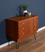 Load image into Gallery viewer, Retro 1960s Teak G Plan Fresco Chest Of Drawers Hairpin Legs By Victor Wilkins