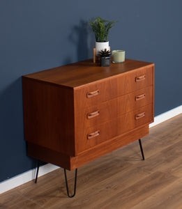 Retro 1960s Teak G Plan Fresco Chest Of Drawers Hairpin Legs By Victor Wilkins