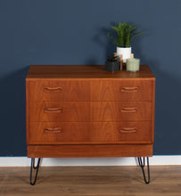 Load image into Gallery viewer, Retro 1960s Teak G Plan Fresco Chest Of Drawers Hairpin Legs By Victor Wilkins