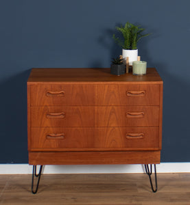 Retro 1960s Teak G Plan Fresco Chest Of Drawers Hairpin Legs By Victor Wilkins