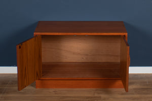 Retro Teak 1960s G Plan Fresco Cabinet TV Unit Drinks Cabinet By Victor Wilkins