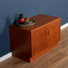 Load image into Gallery viewer, Retro Teak 1960s G Plan Fresco Cabinet TV Unit Drinks Cabinet By Victor Wilkins