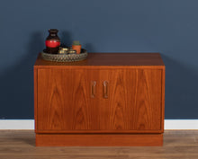 Load image into Gallery viewer, Retro Teak 1960s G Plan Fresco Cabinet TV Unit Drinks Cabinet By Victor Wilkins