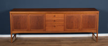 Load image into Gallery viewer, Retro Teak 1960s  Mid Century Nathan Squares Long Sideboard