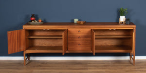 Retro Teak 1960s  Mid Century Nathan Squares Long Sideboard